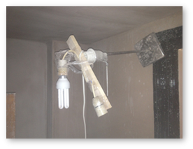 Overhead lighting rig