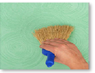 Swirl paint technique